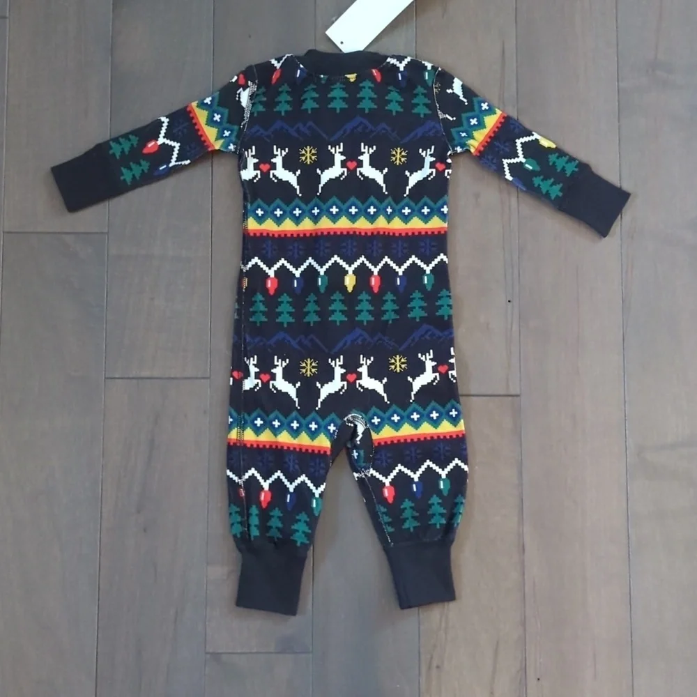 NWT Hanna Andersson 3-6 Month Zip Holiday Sleeper - Picture 7 of 7